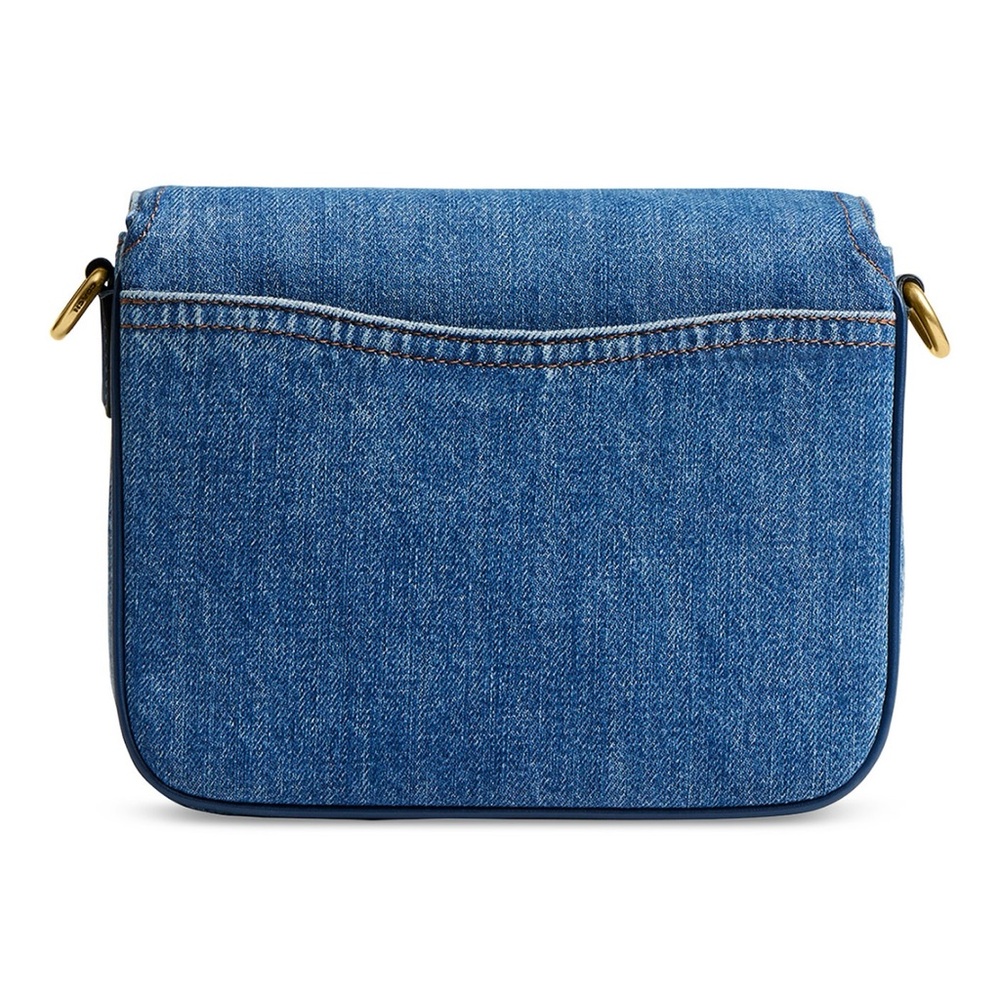 Coach Cassie Mini Blue Denim Crossbody - Picture 4 of 13
